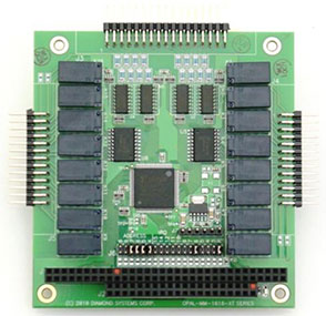 Opal-MM-1616 Opto In + Relay Out Module