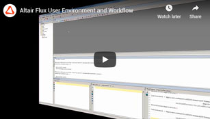 Altair Flux User Environment Workflow