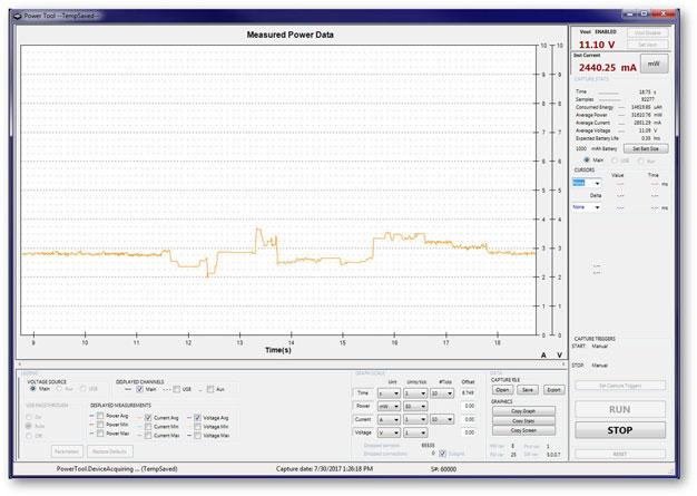 Screenshot of PowerTool interface